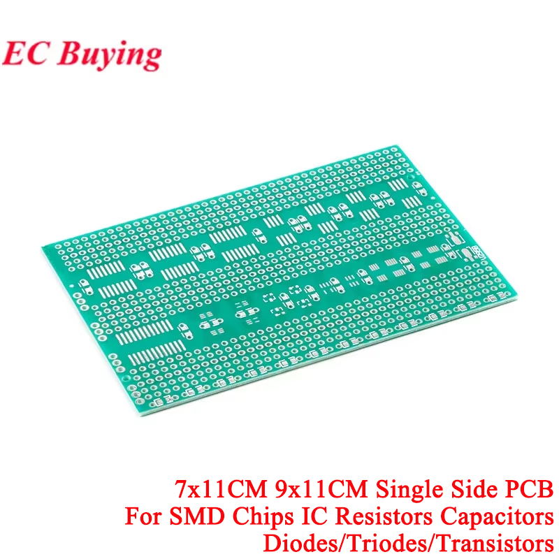 Pcb Prototyping Board - 7X11Cm 9X11CM Satu Sisi SMD Universal