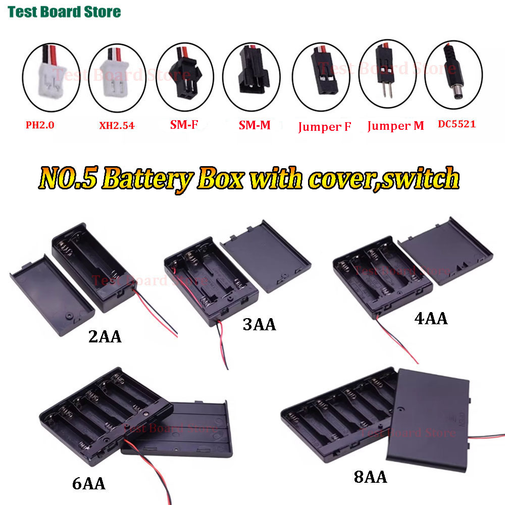 Jumper Wire Kit - 1 Buah Tempat/Kotak Baterai AA Seri