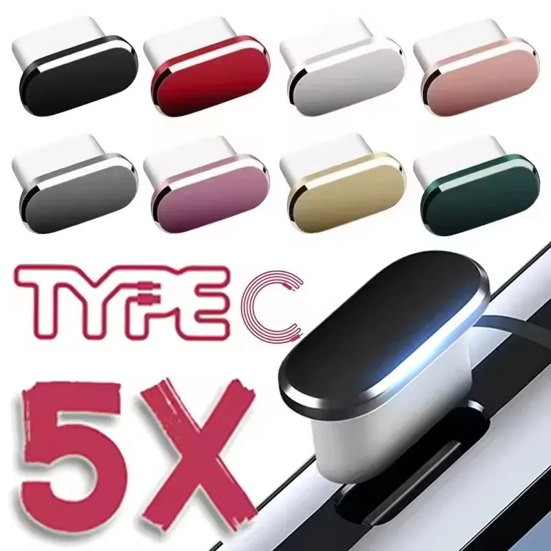 Usb C Cable - Tutup Debu Logam untuk iPhone 17