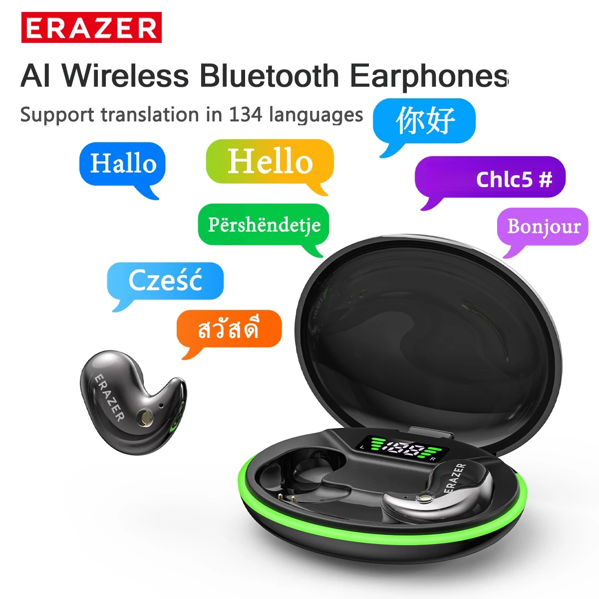 Usb C Cable - EARZER XF58 Headphone Bluetooth In-Ear Dengan