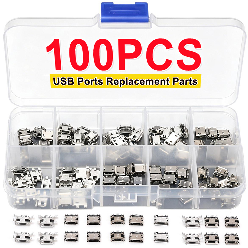 Micro Usb Cable - 100PCS/Pak 10 Jenis Konektor USB Tipe