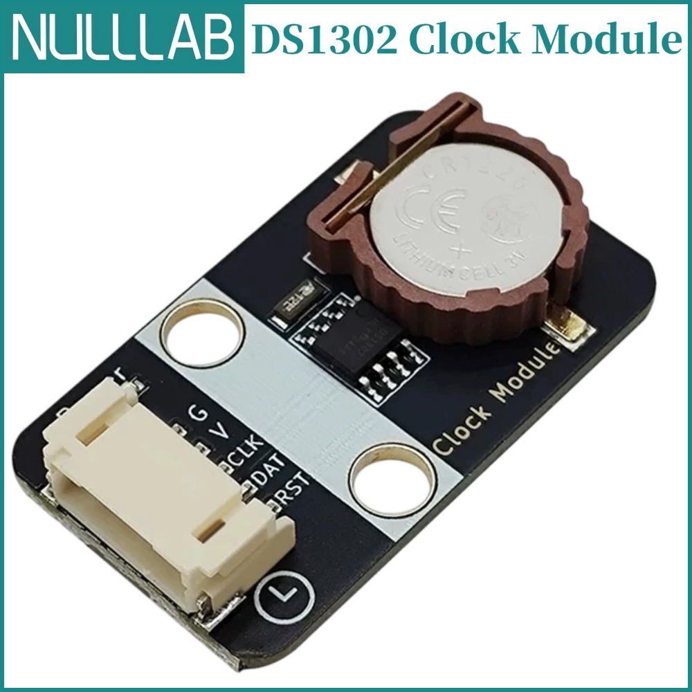 Esp32 Battery Holder Lipo - Modul Jam Real-Time DS1302 RTC dengan