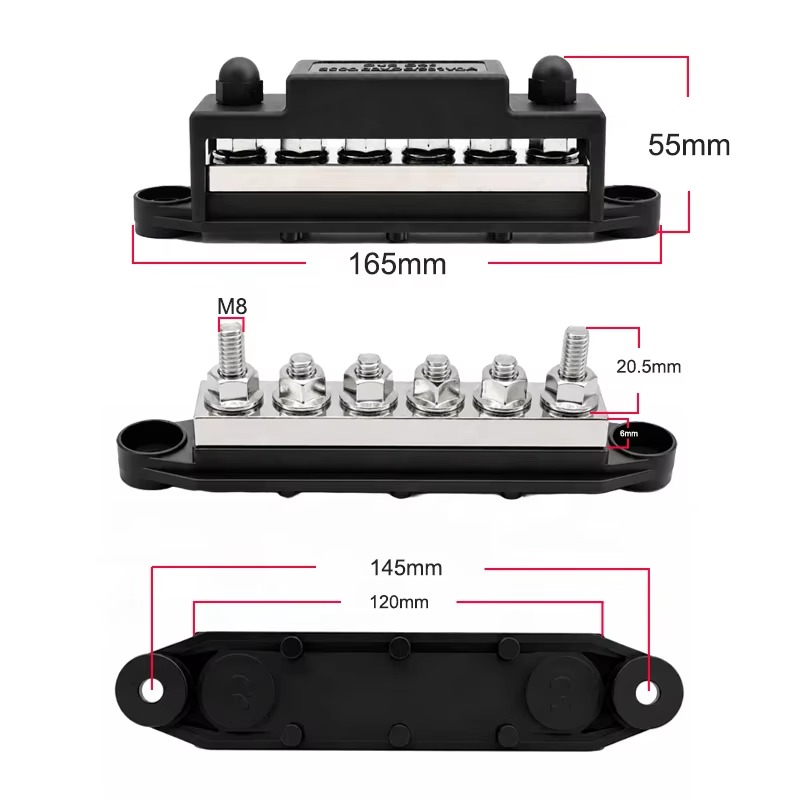 400A Blok Terminal Pegas Otomo - Screw Terminal Block ulasan dan harga