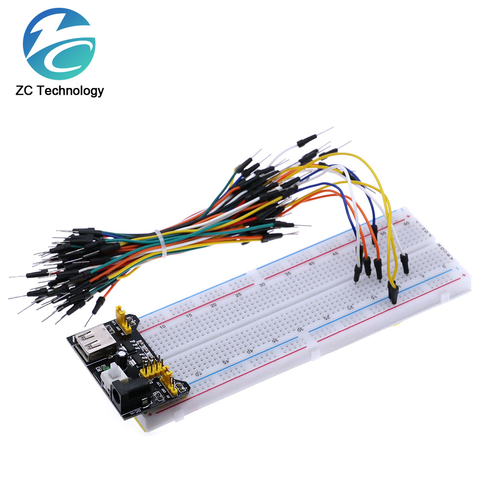 3.3V/5V MB102 modul daya papan - Breadboard 400 Point ulasan dan harga