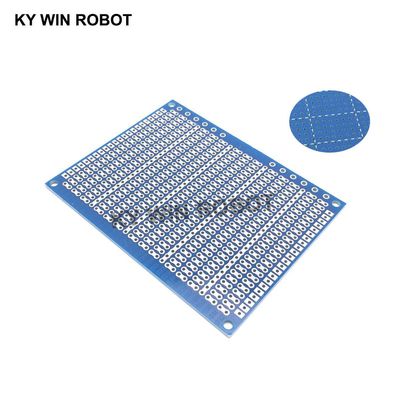 1 Pcs DIY 7*9 Cm Biru Satu Sis - Pcb Prototyping Board ulasan dan harga