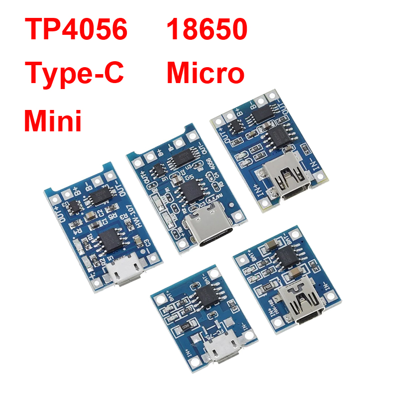 1/5 Buah 5V 1A Micro/Tipe-c/Mi - Tp4056 Module ulasan dan harga