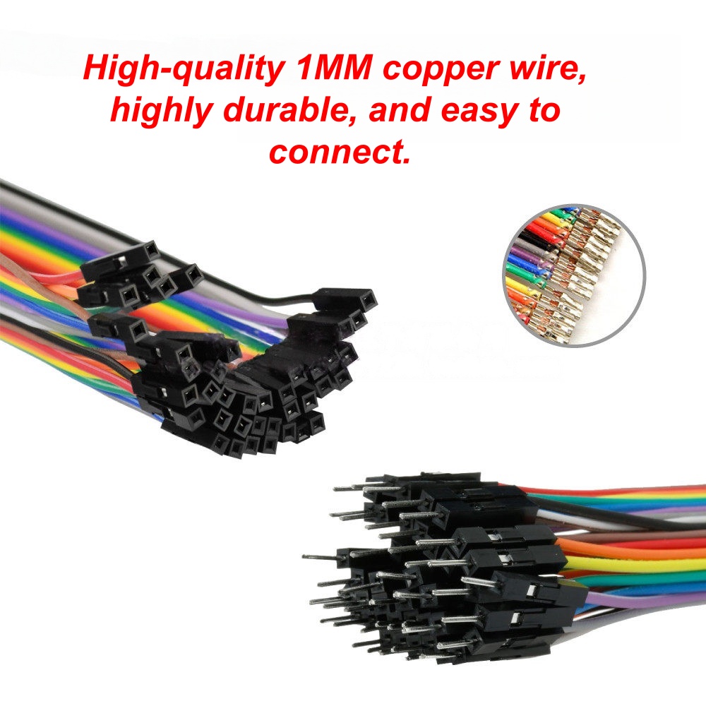 Kabel Dupont 40P 10/15/20/30/4 - Jumper Wire Kit ulasan dan harga