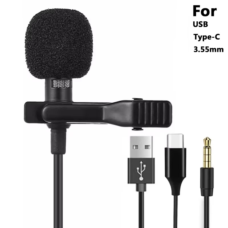 Mikrofon Lavalier Mini Portabe - Micro Usb Cable ulasan dan harga