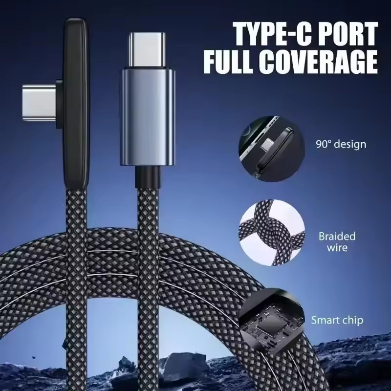 Kabel USB Tipe C 90 Derajat, 1 - Usb C Cable ulasan dan harga