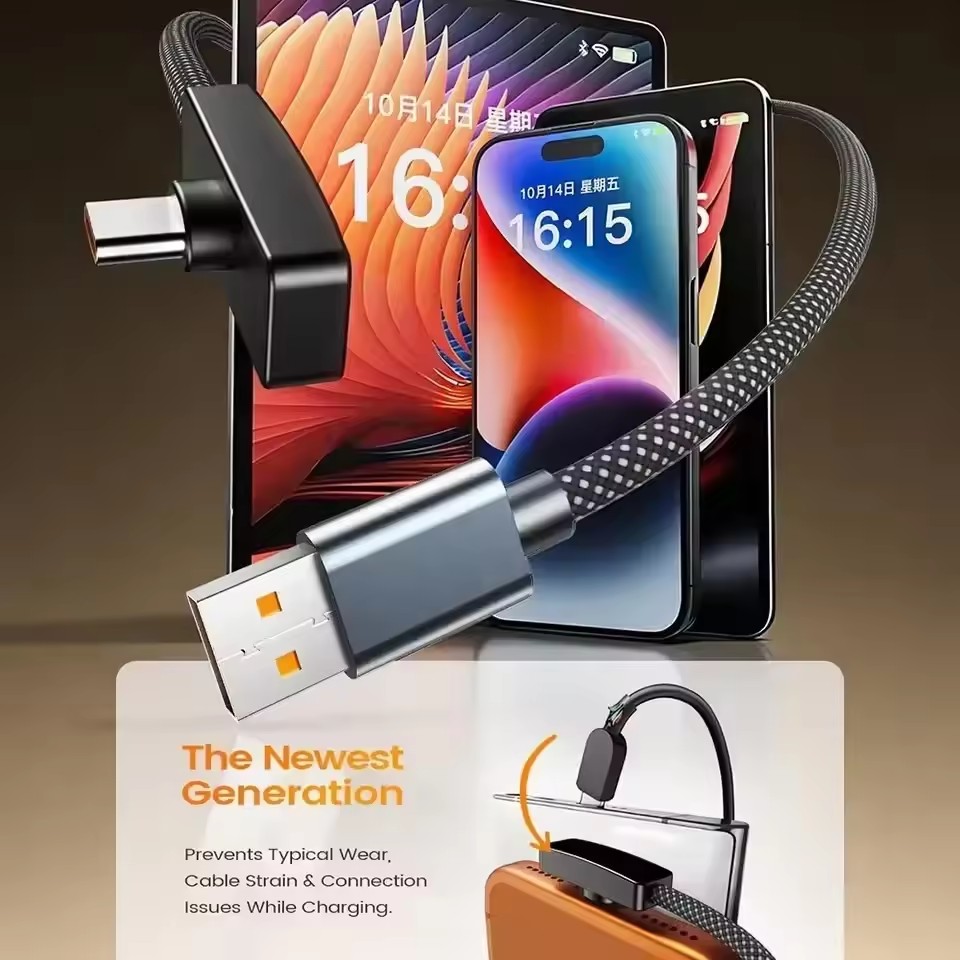 Kabel USB Tipe C 90 Derajat, 1 - Usb C Cable ulasan dan harga