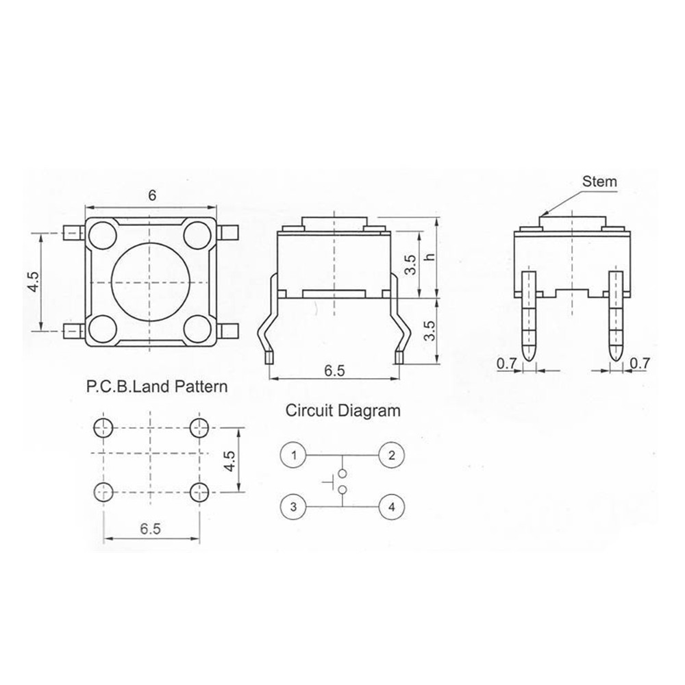 10 Model 6*6 Kit Sakelar Tombo - Breadboard 400 Point ulasan dan harga